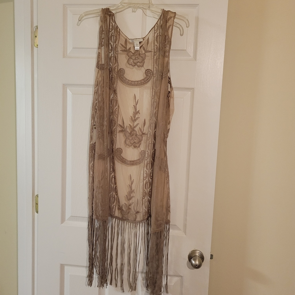 Cato kimono tan Large